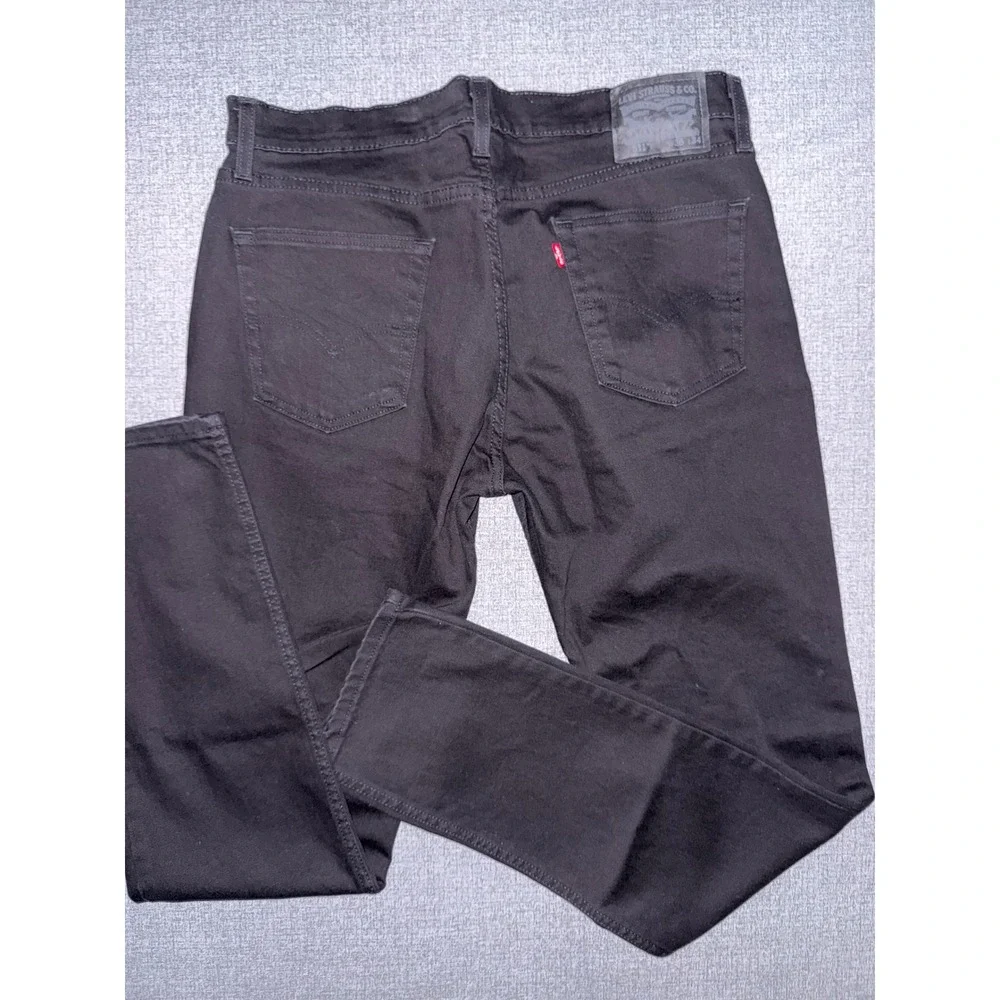 Levi's 511 Slim Fit Black Jeans Mens 36x34 Denim Pants 04511-4406